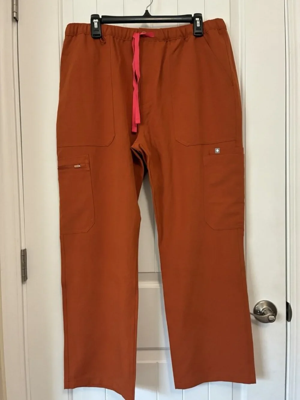 Figs Axim Cargo Scrub Pants In Rust Size XLS 39” x 28”